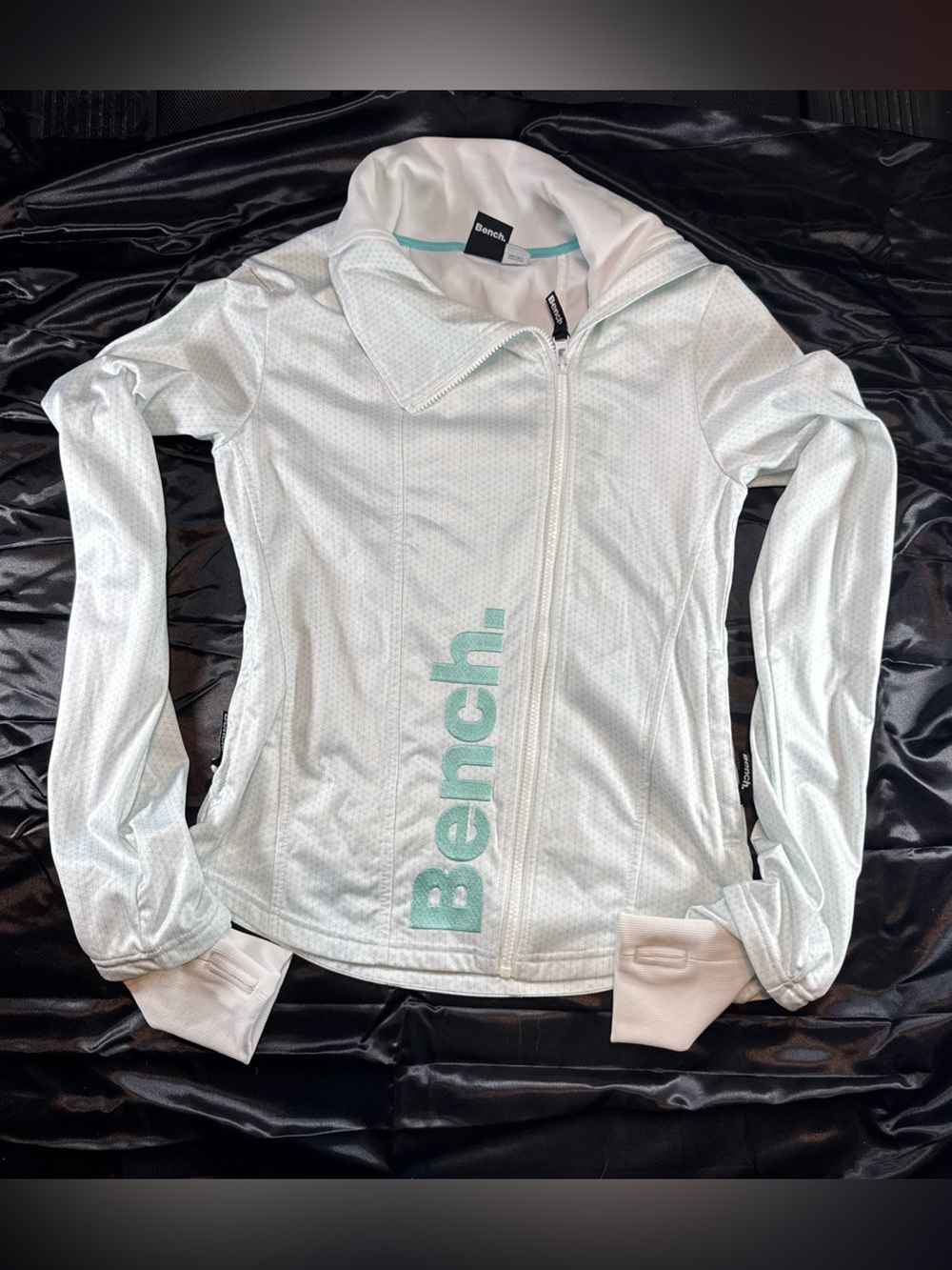 Bench Women's Mint green  Zip-Up Bomber Jacket